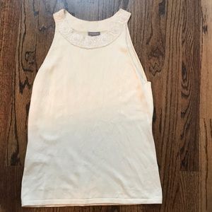 NWOT Ann Taylor beaded tank top